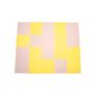 Alfombra de goma eva, color rosado con amarillo, 140 x 170, Nen NEN - babytuto.com
