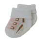 Set de 3 pares de calcetines para bebé antideslizantes blanco y rosa, Pumucki Pumucki - babytuto.com