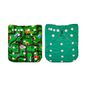 Pack de 2 pañales reutilizables color verde, talla XL, Pequilandia Pequelandia - babytuto.com