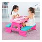 Mesa de picnic infantil diseño unicornio, 4 personas, Kidscool  Kidscool - babytuto.com