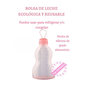 Pack de 3 botellas de silicona reutilizables, color blancas, Spazio Bambini  Spazio Bambini - babytuto.com