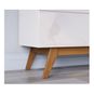 Rack tv stand classic color blanco y caramelo, Bedesign Bedesign  - babytuto.com