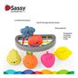 Juego de encaje frutas, Sassy  Sassy - babytuto.com