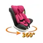 Silla de auto convertible 360, color rosada, Kidscool  Kidscool - babytuto.com