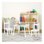 Mesa infantil de madera con 2 sillas color blanco, Dactic  Dactic - babytuto.com