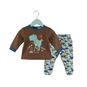 Pijama de franela, diseño dino, Pumucki Pumucki - babytuto.com