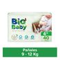 Pañales desechables ecológico talla G, 40 uds, BioBaby Biobaby - babytuto.com