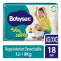 Pañales desechables Babysec Voy Solito Talla: XG-XXG (12-18 kg) 18 uds BabySec - babytuto.com