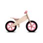 Bicicleta de Balance Madera Clásica, Rosado, Roda rosada Roda - babytuto.com