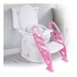 Asiento entrenador para baño con escalera color rosado, Kidscool  Kidscool - babytuto.com