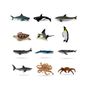 Set de figuras de animales del mar 12 piezas, Recur Recur - babytuto.com